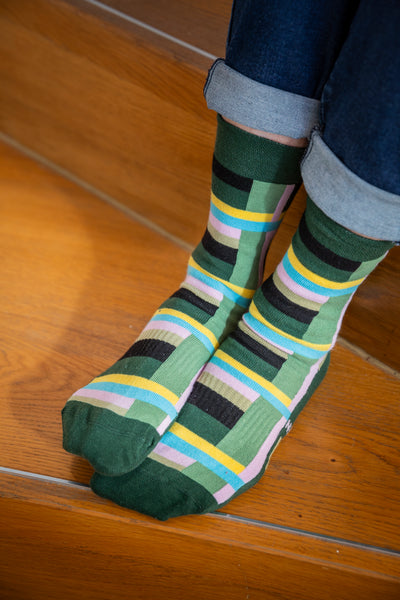 WI Night Stripe Socks