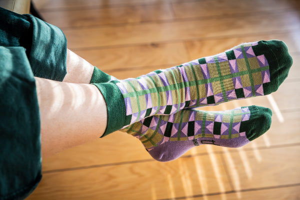 WI Heritage Mosaic Socks