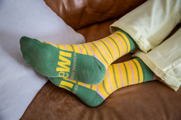 WI Sunshine Stripe Socks