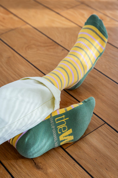 WI Sunshine Stripe Socks