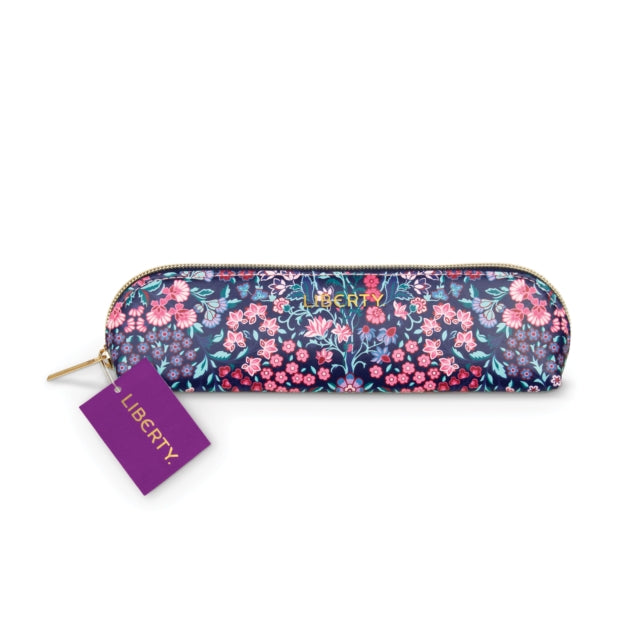 Liberty Tanjore Gardens Tile Navy Pencil Case