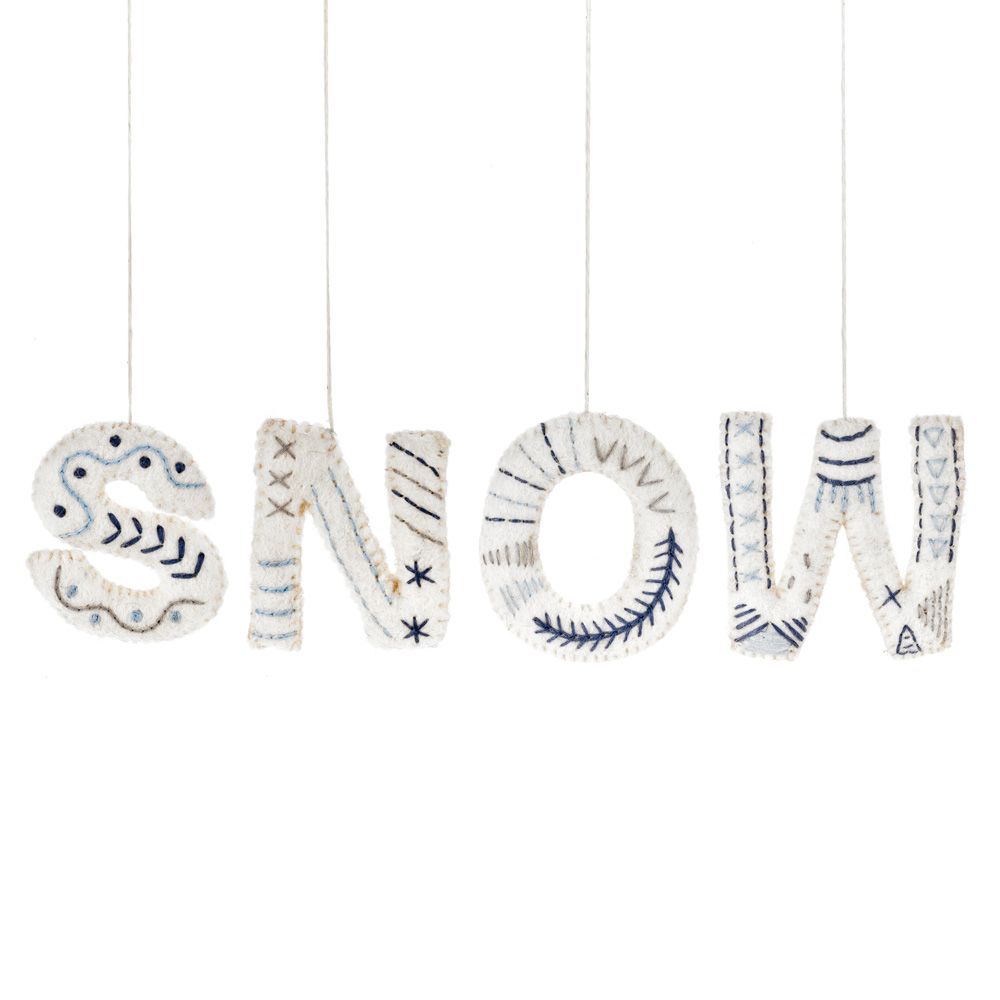 Snow Christmas Decorations